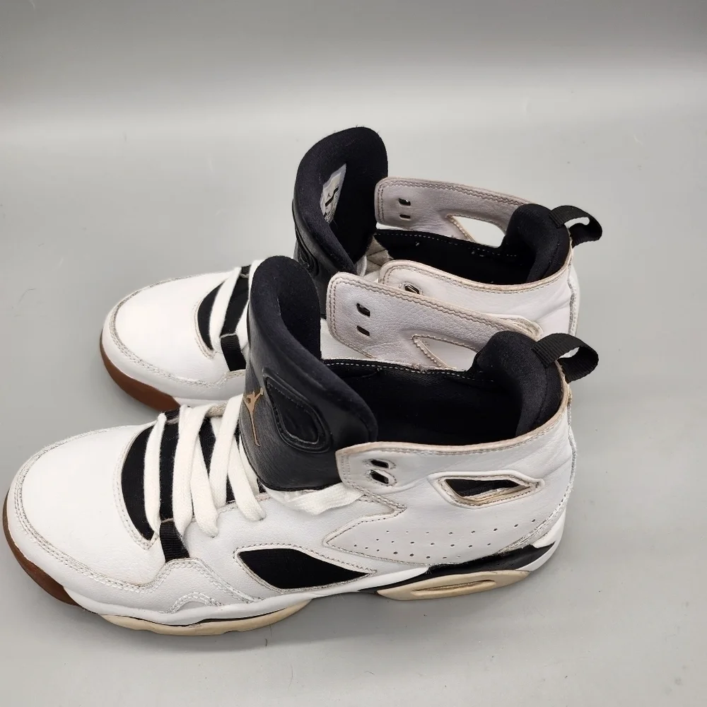 Jordan Flight Club 91 555333-121 White Basketball Shoes Size 7 Y 7M